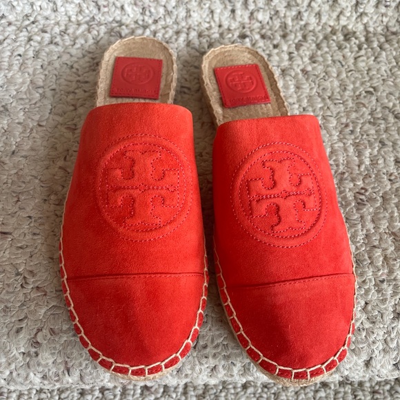 SALE!!【Tory Sport】Benton Espadrille Mule☆可愛い☆オレンジ SALE!!【Tory Sport】Benton Espadrille Mule Slideオレンジ